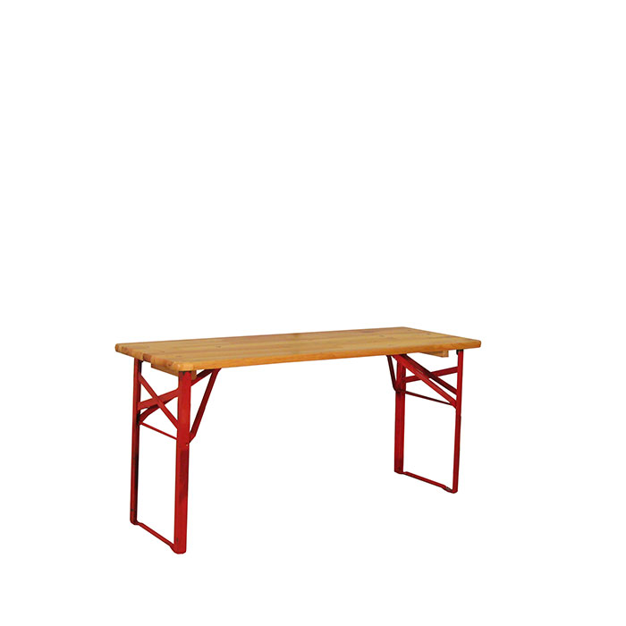 Kinderbierzelttisch 40x110cm, Platte Buche