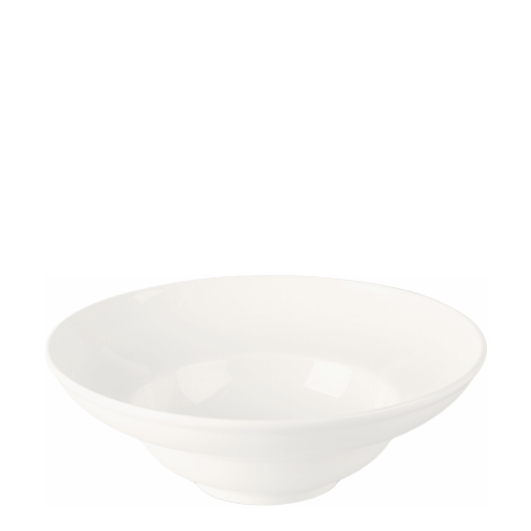 Teller "Royal", creme, rund 24cm tief