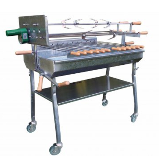 Holzkohlegrill "Rodizio"