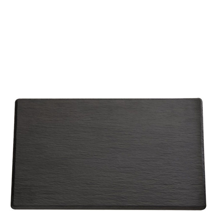 GN Platte Melamin Schieferlook schwarz