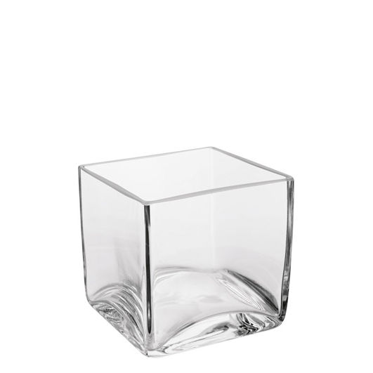 Windlicht Würfel Glas 10x10x10cm