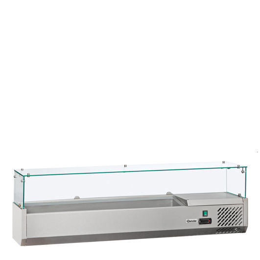 Kühlaufsatzvitrine für 6 x 1/4 GN