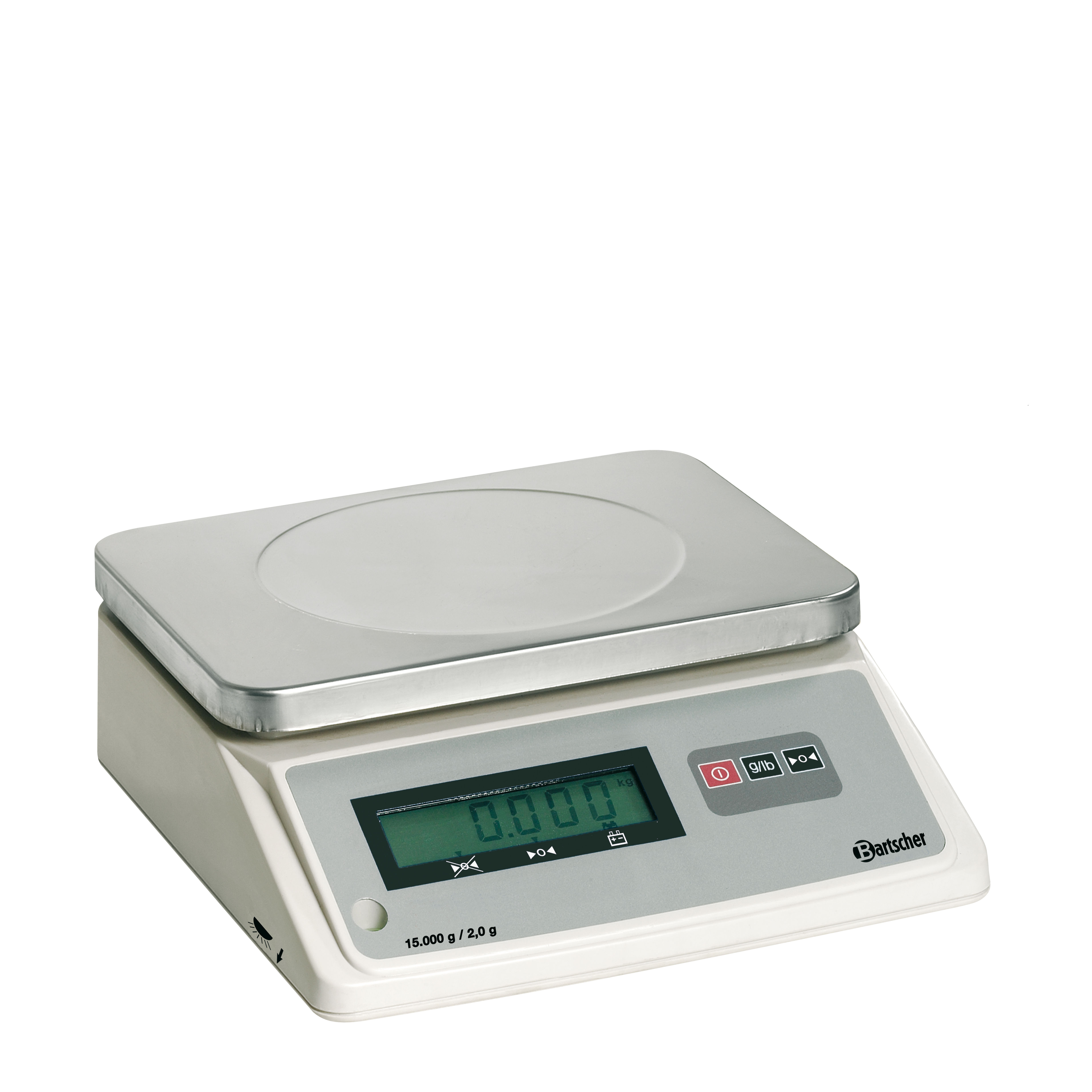 Elektronische Edelstahlküchenwaage (15kg)