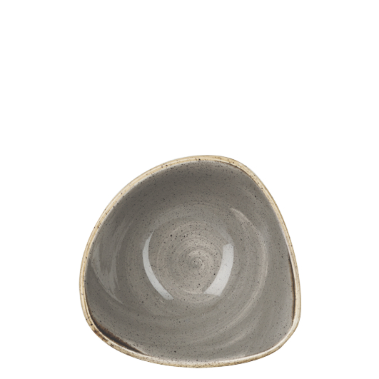 Schale "Stonecast Peppercorn Grey" dreieckig