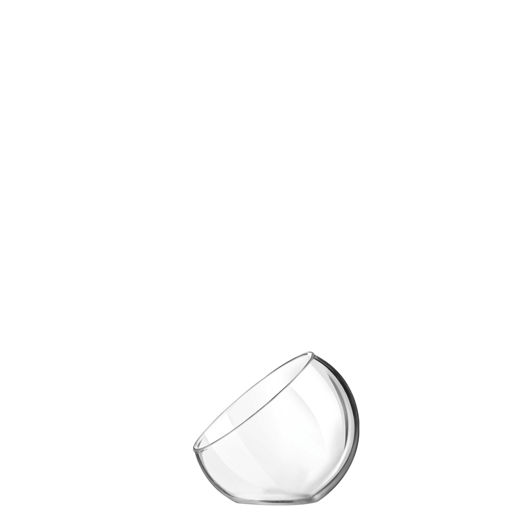 Glasschale "Bubble" schräg gestellt, Ø 6cm / 4cl