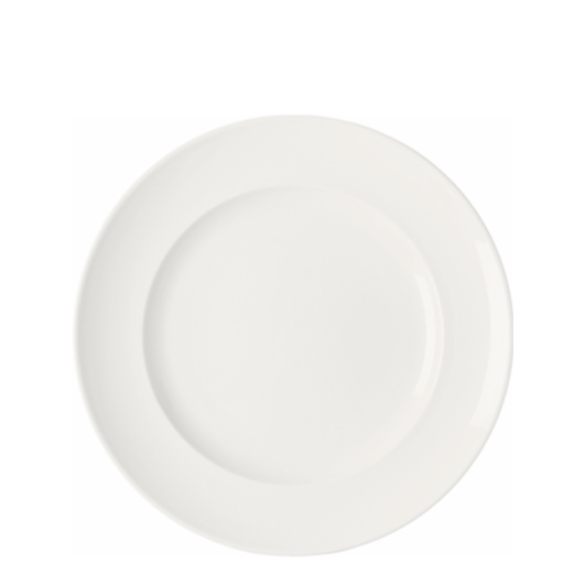 Teller "Royal", creme, rund flach
