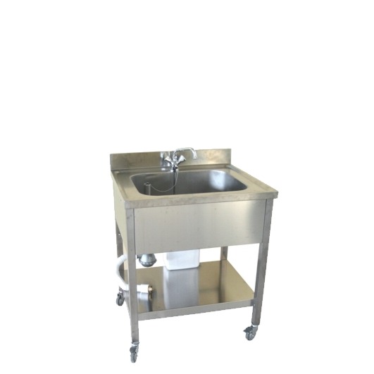 Einzel Spülbecken mit Warmwasserfunktion