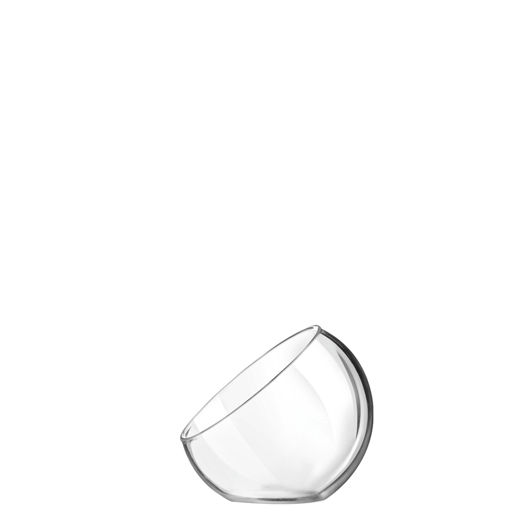 Glasschale "Bubble" schräg gestellt, Ø 9,5 cm /12cl