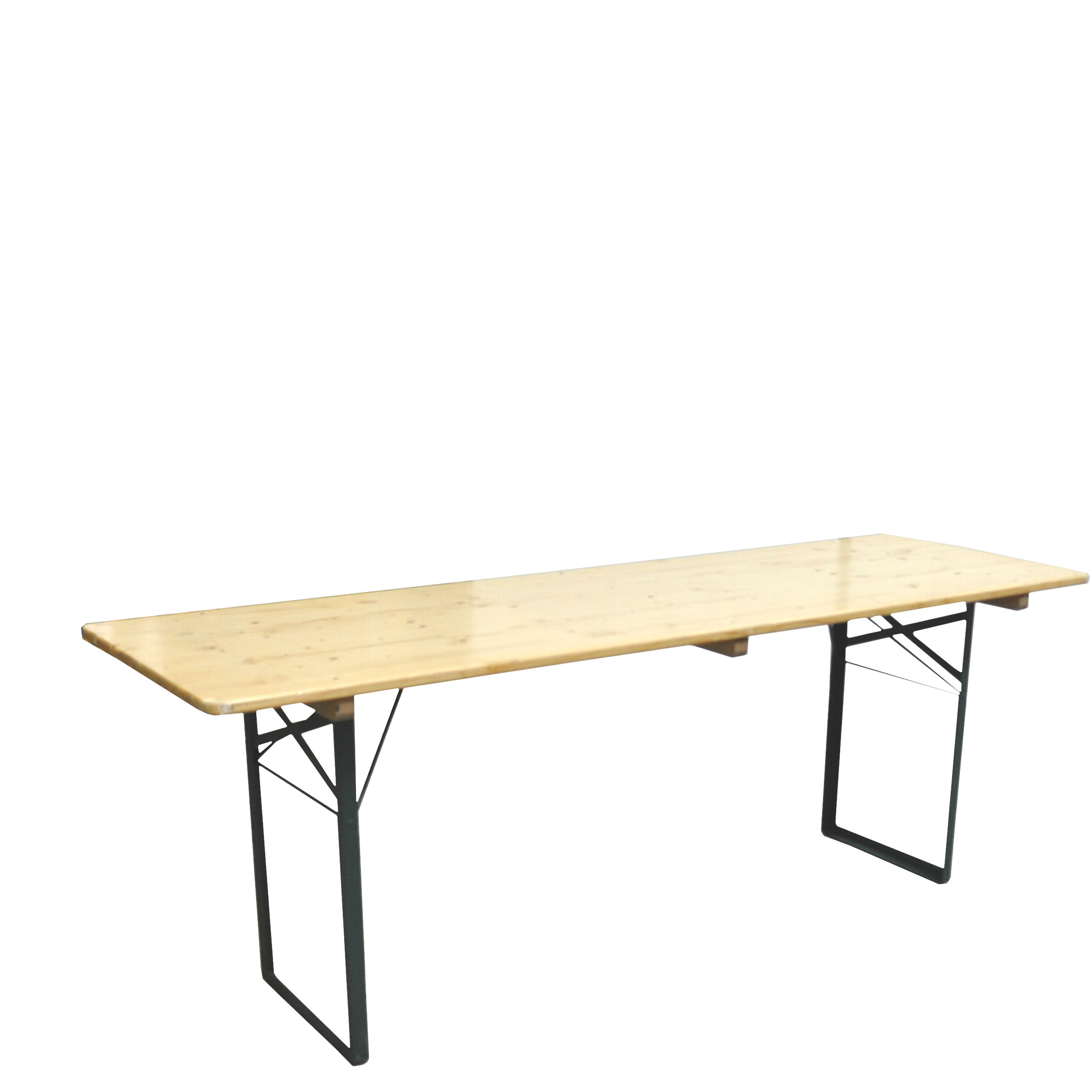 Langtisch 70x220cm, Platte Buche, Gestell klappbar