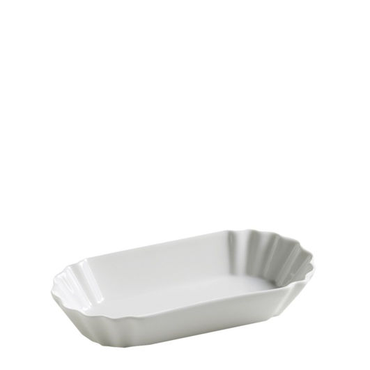 Pommesschale Porzellan, Länge 20cm
