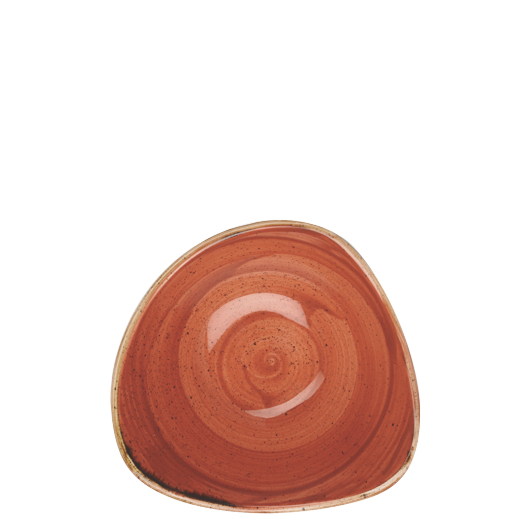 Schale "Stonecast Spiced Orange" dreieckig 15,3cm