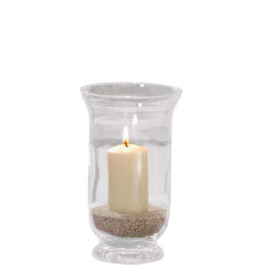 Windlicht Glas rund Ø 16cm, 25cm hoch