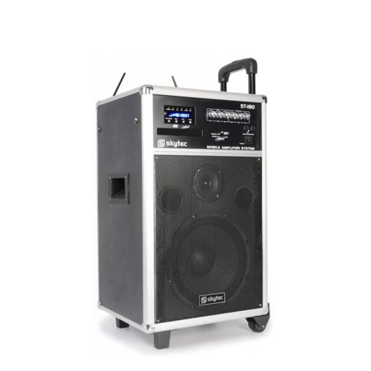 Mobile Kompakt-Tonanlage mit zwei Funkmikrofonen