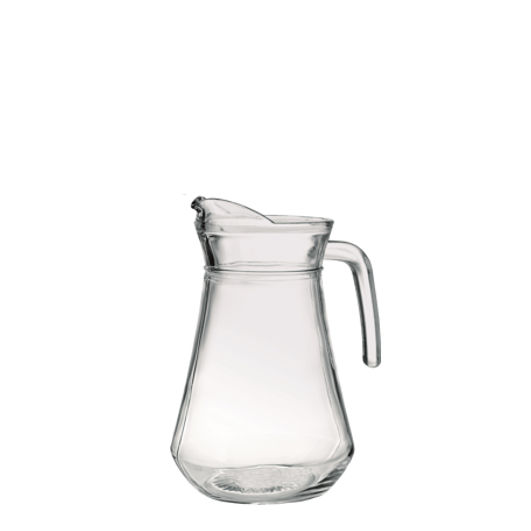 Glaskaraffe mit Griff 1l