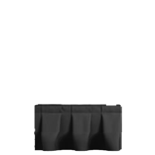 Bühnenskirting schwarz