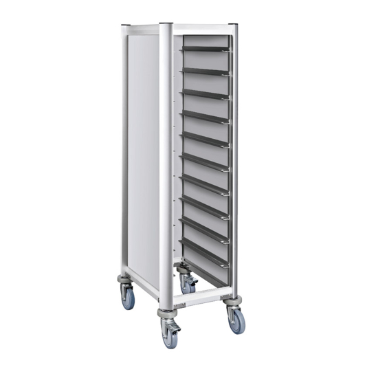 Regalwagen für 10 Tabletts GN 1/1 mit geschlossenen Seiten