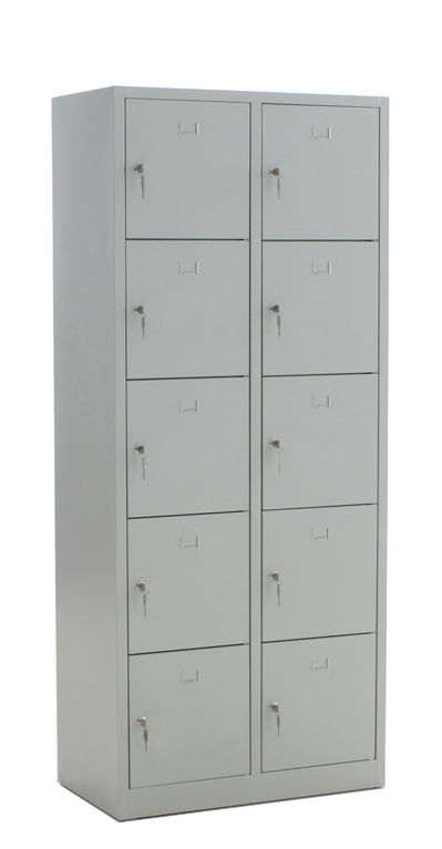 Schließfachschrank mit 10 Fächern