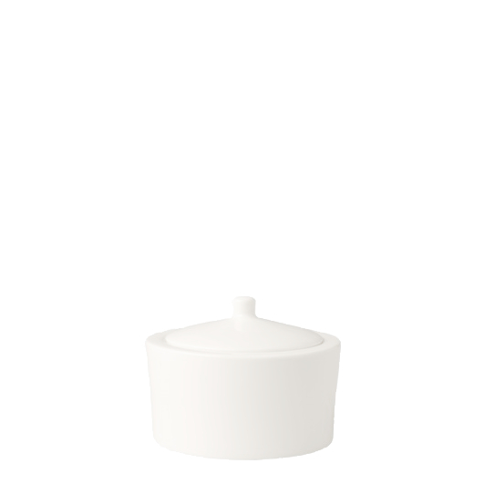 Zuckerschale mit Deckel, "Royal", creme