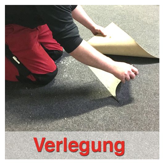 Verlegung Teppichfliesen