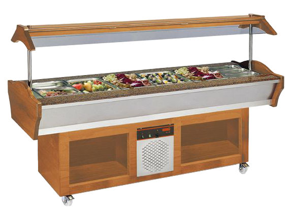 Salatbar 6x GN 1/1 gekühlt