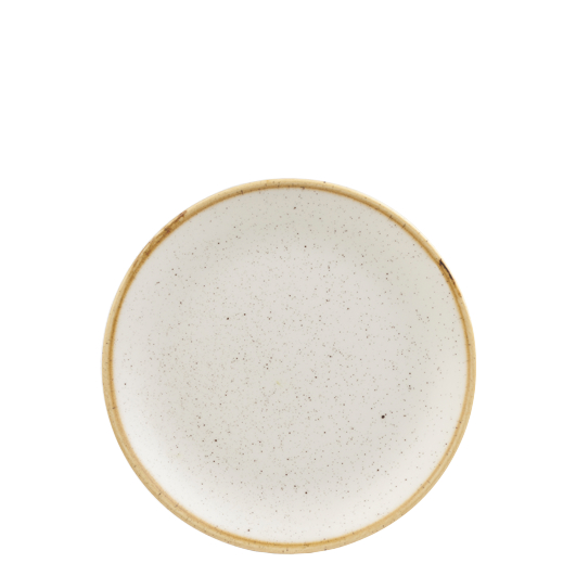 Teller "Stonecast Barley White" flach rund