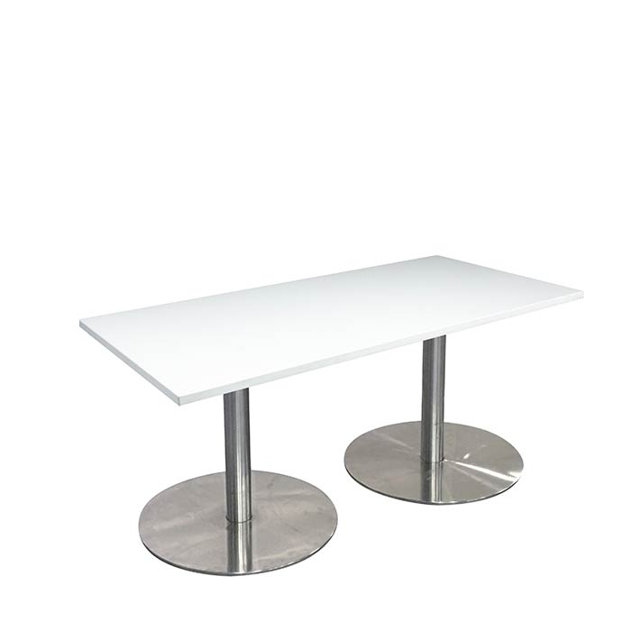 Sitztisch "Creative", Platte weiß 70x140cm