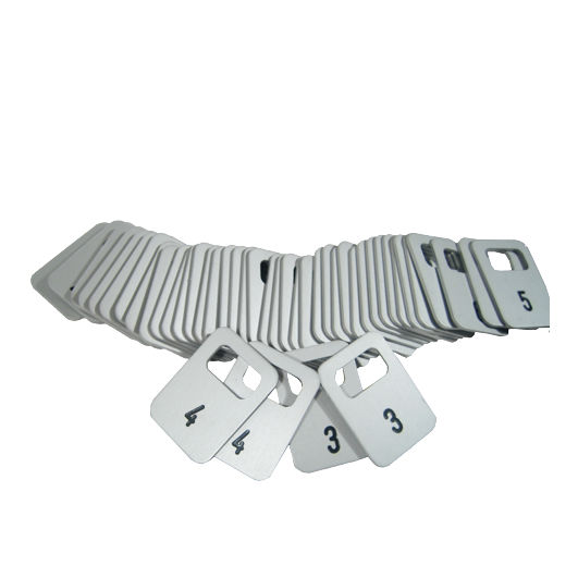 Garderobenmarken Aluminium Pärchen