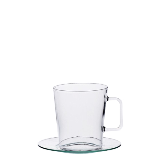 Teeglas "Classic" 0,2l mit Untertasse