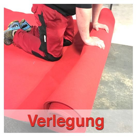 Teppichbodenverlegung, inkl. Verlegematerial