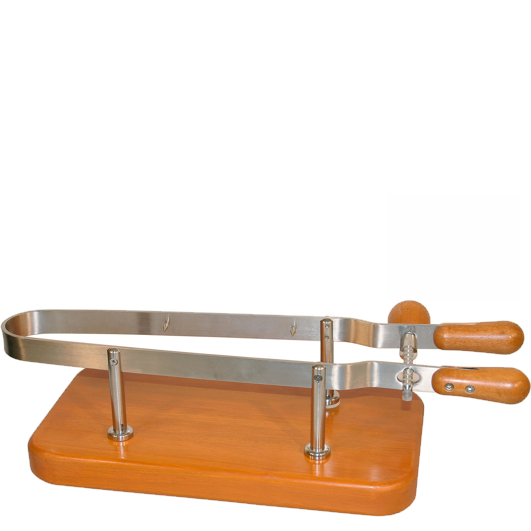 Schinkenhalter mit Holzgriffen