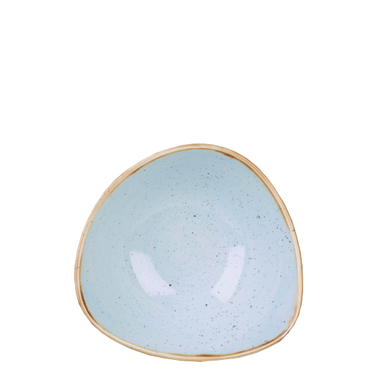 Schale "Stonecast Duck Egg Blue" dreieckig 15,3cm