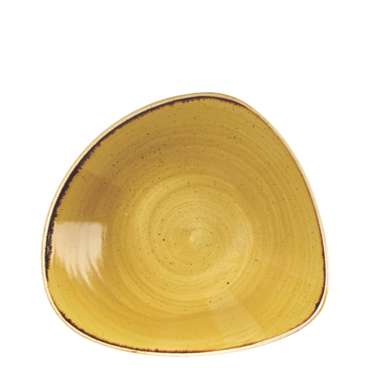 Schale "Stonecast Mustard Yellow" dreieckig 23,5cm