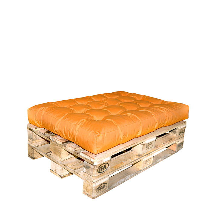 Palettenmöbel "Flame" Loungehocker inkl. Kissen