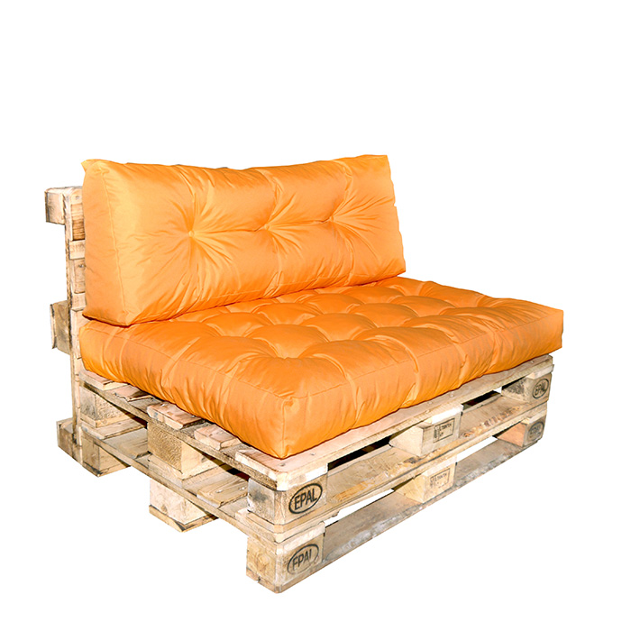 Palettenmöbel "Flame" Loungebank inkl. Kissenset