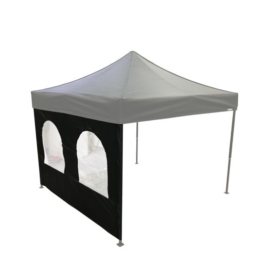 Faltzelt "Royal" Seitenwand schwarz 3m