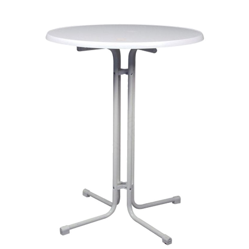 Stehtisch "Classic" weiß, Ø 80cm rund