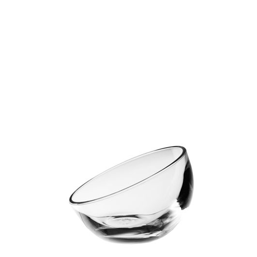 Glasschale "Bubble" schräg gestellt Ø12cm, Inhalt 13cl