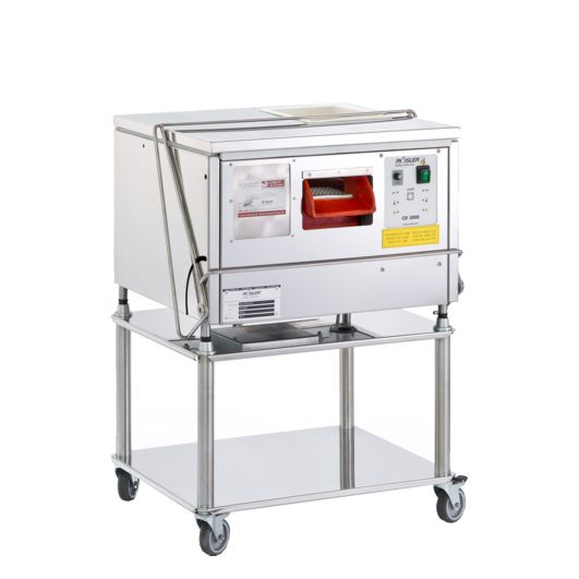 Besteckpoliermaschine für bis zu 3000 Teile pro h