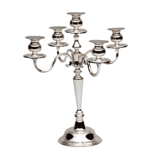 Kerzenleuchter "Royal Silver" 5-armig