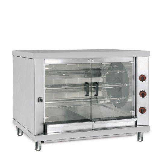 Hähnchengrill / Rotationsgrill für 48 Hähnchen