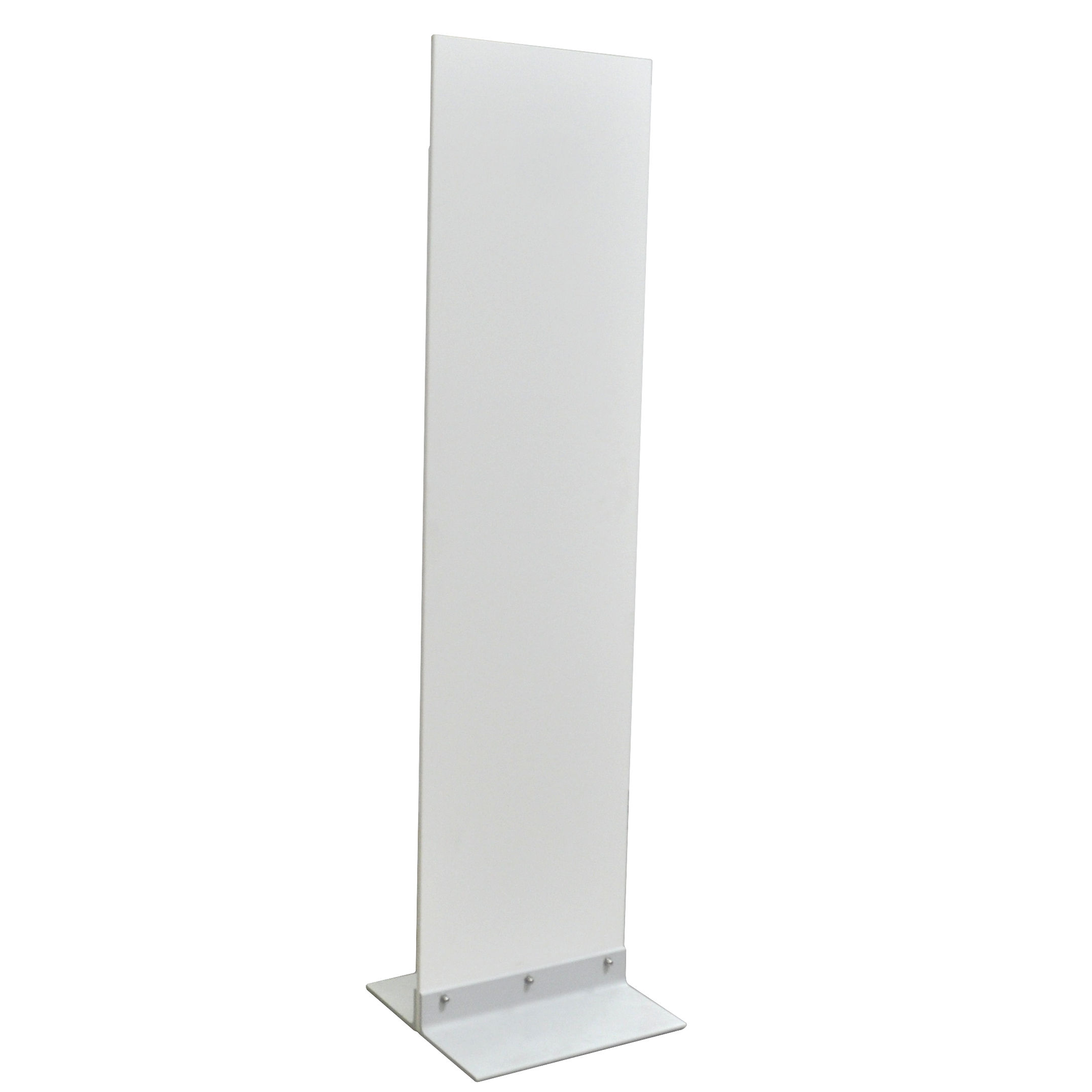 Informationstafel weiß 200x50cm